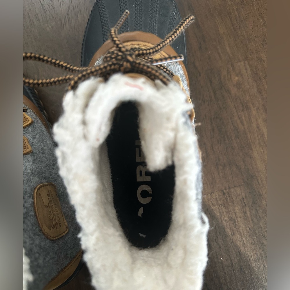 Sorel Women's Out N About Plus Felt Ankle Boots Waterproof Duck Gray Size 6 - Picture 8 of 10